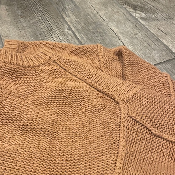 Free People Tan V-Neck Sweater - Picture 5 of 5